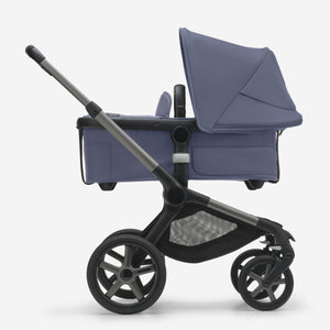 Bugaboo Fox 5 Kinderwagen mit Liegewanne und Sitz sturmblau