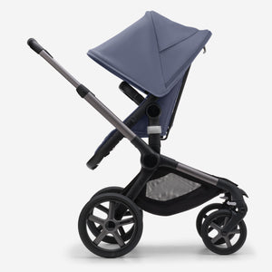 Bugaboo Fox 5 Kinderwagen mit Liegewanne und Sitz sturmblau