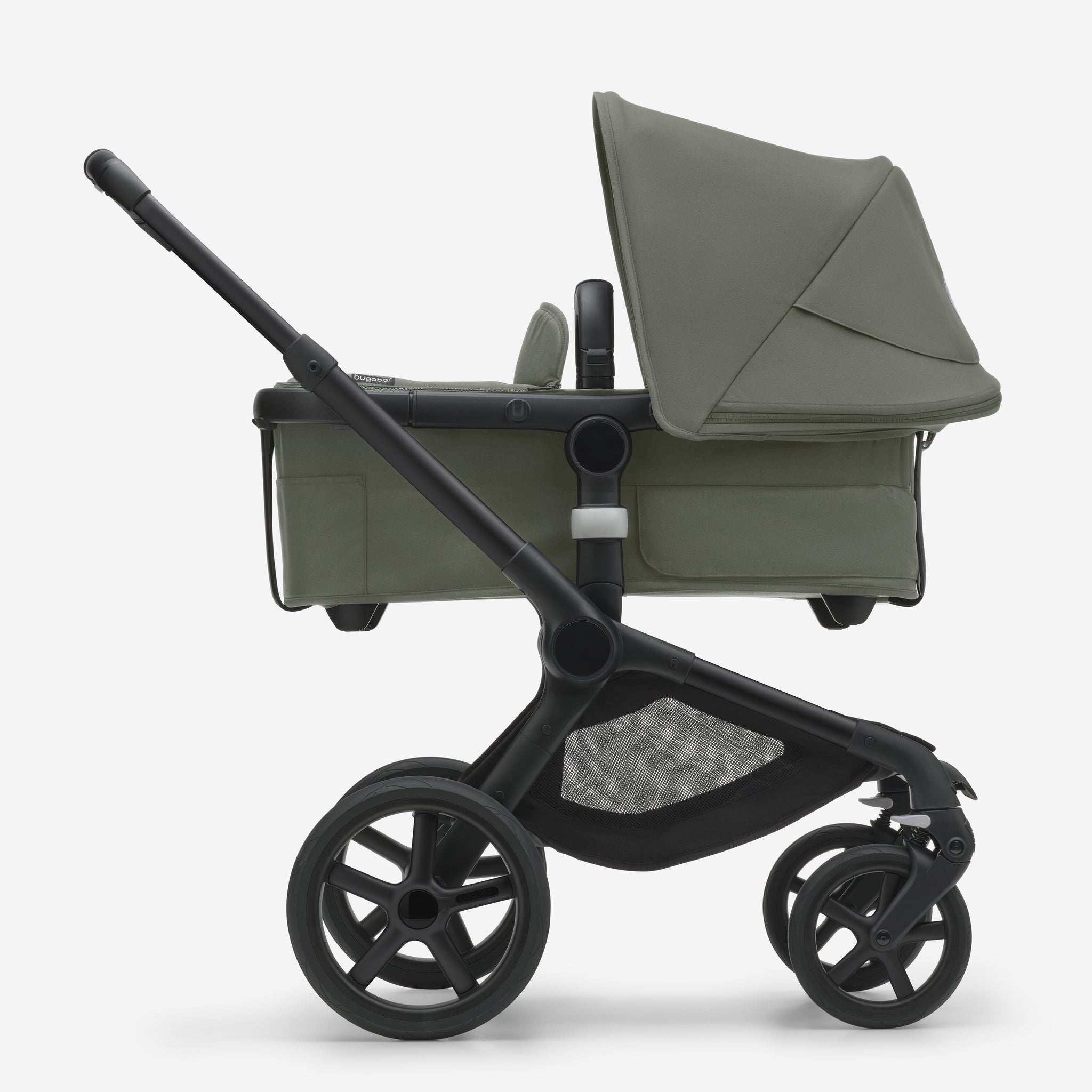 Bugaboo Fox 5 Kinderwagen mit Liegewanne und Sitz waldgrün