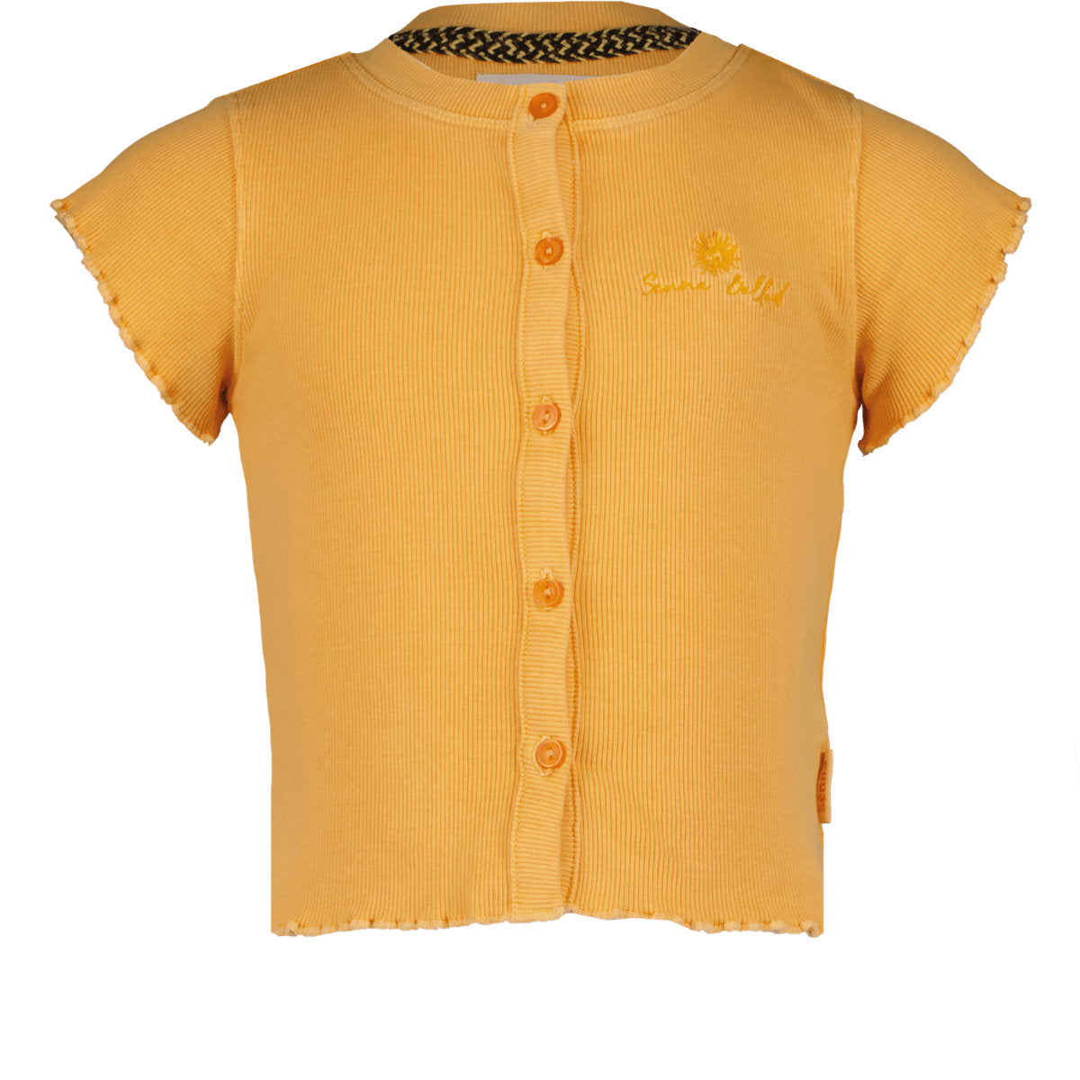 Vingino T Shirt mit Knopfleiste Henrieke Tiger orange