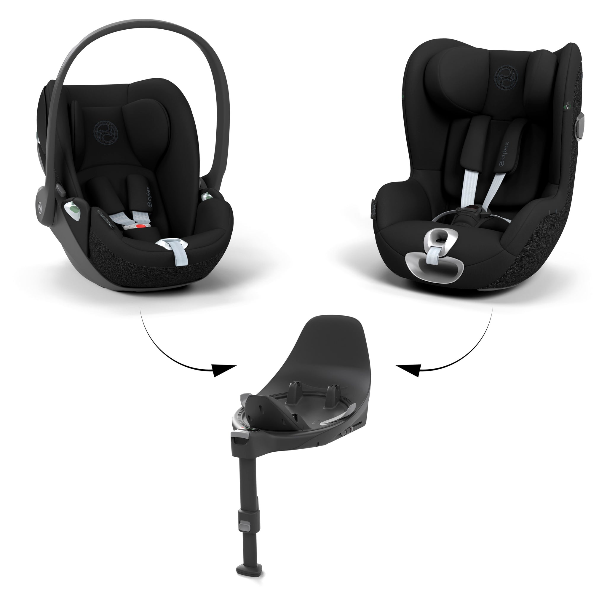 CYBEX Platinum Babyschale Cloud T i-Size Sepia Black (Comfort)