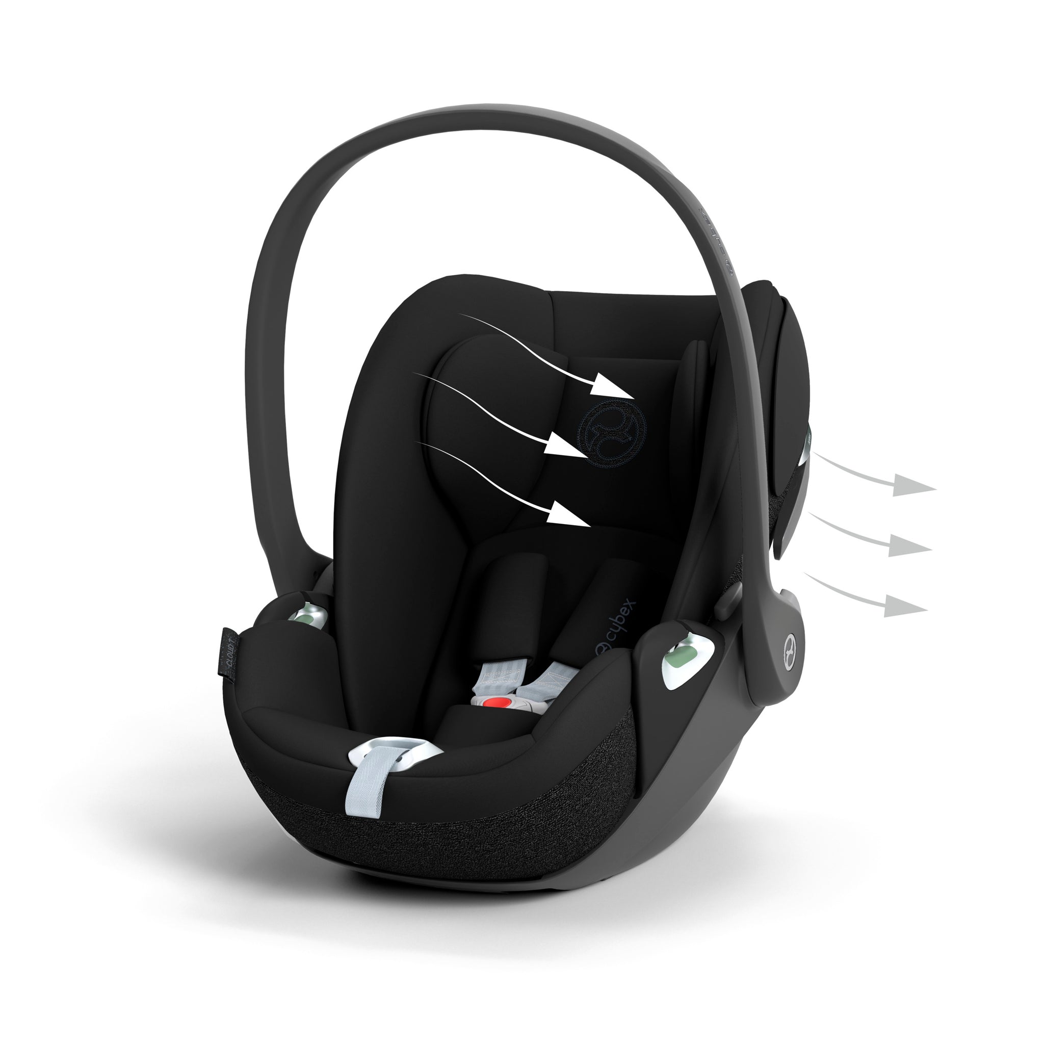 CYBEX Platinum Babyschale Cloud T i-Size Sepia Black (Comfort)