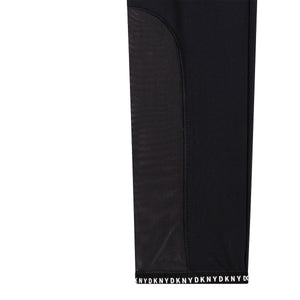 DKNY Leggings mit Logo-Bund schwarz