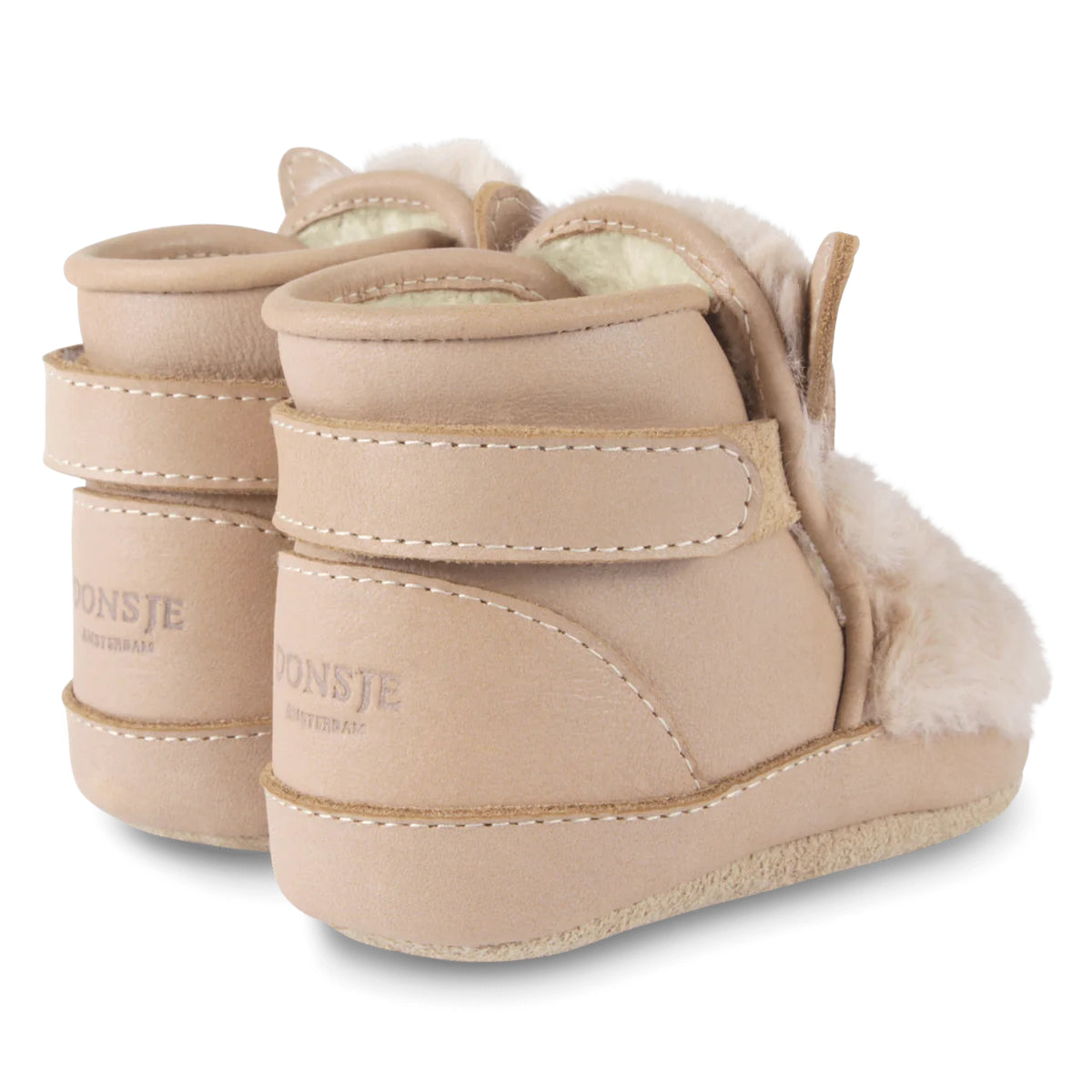 Donsje Richy BABY SCHUHE Lining | Fluffy Bunny| Warm Beige