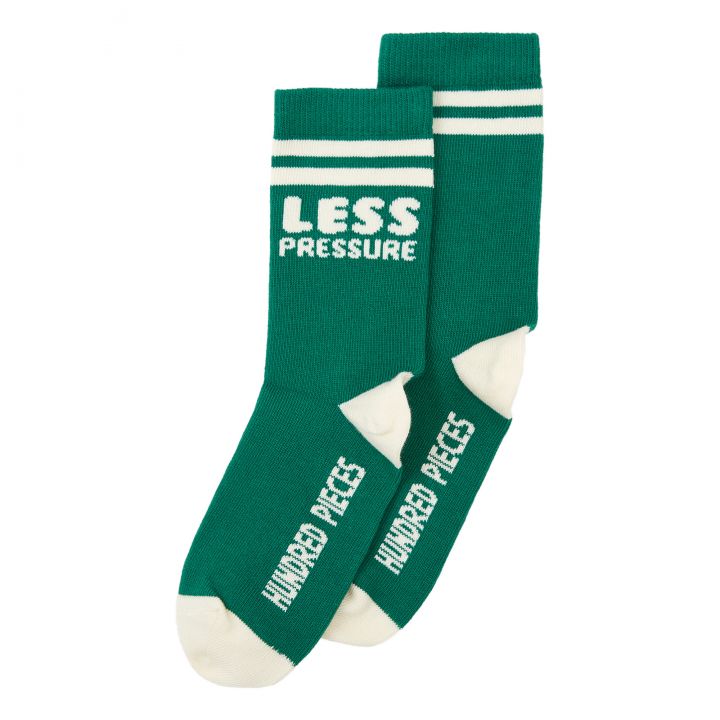 Hundred Pieces Socken Less Pressure | Smaragdgrün