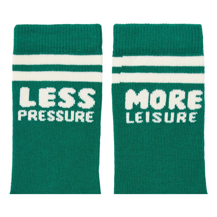 Hundred Pieces Socken Less Pressure | Smaragdgrün