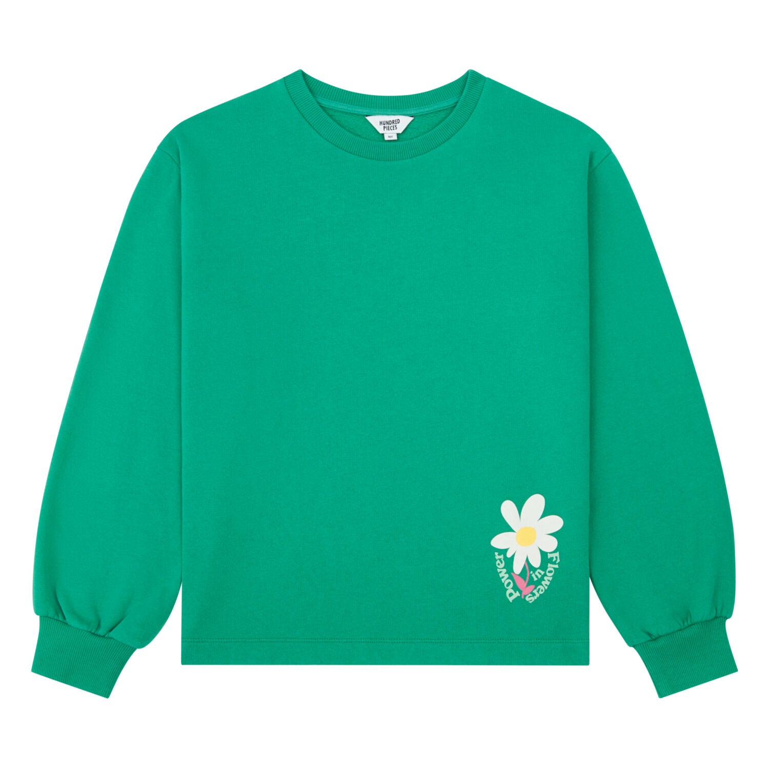 Hundred Pieces Sweatshirt DEBBY BLUMEN GRÜN