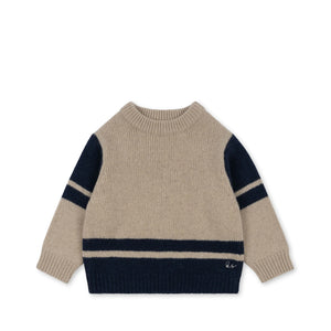 Konges Slojd hardy strickpullover - beige melange