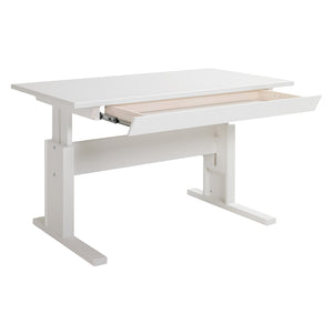 Lifetime höhenverstellbarer Schreibtisch weiß - 120cm