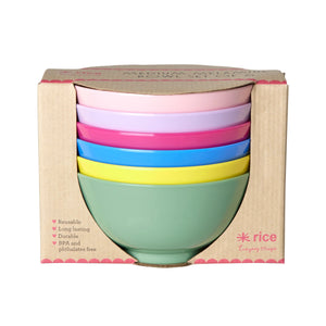 rice melamine Schale 6er Pack