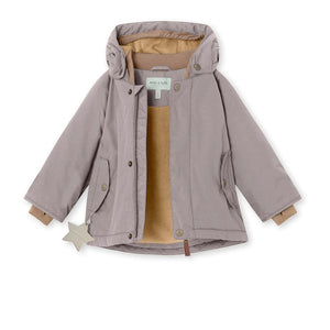 MINI A TURE WALLY WINTERJACKE FLEECE zinc purple