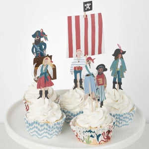 Meri Meri Piratenschiff Cupcake Kit (24x Topper)
