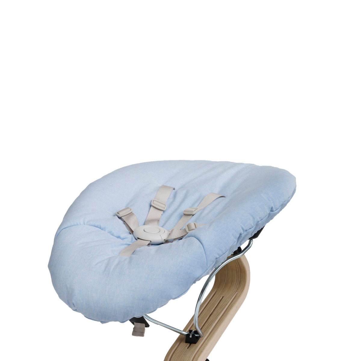 Nomi Hochstuhl Matratze für Neugeborenenauflage Baby Base Wippe grau/blau