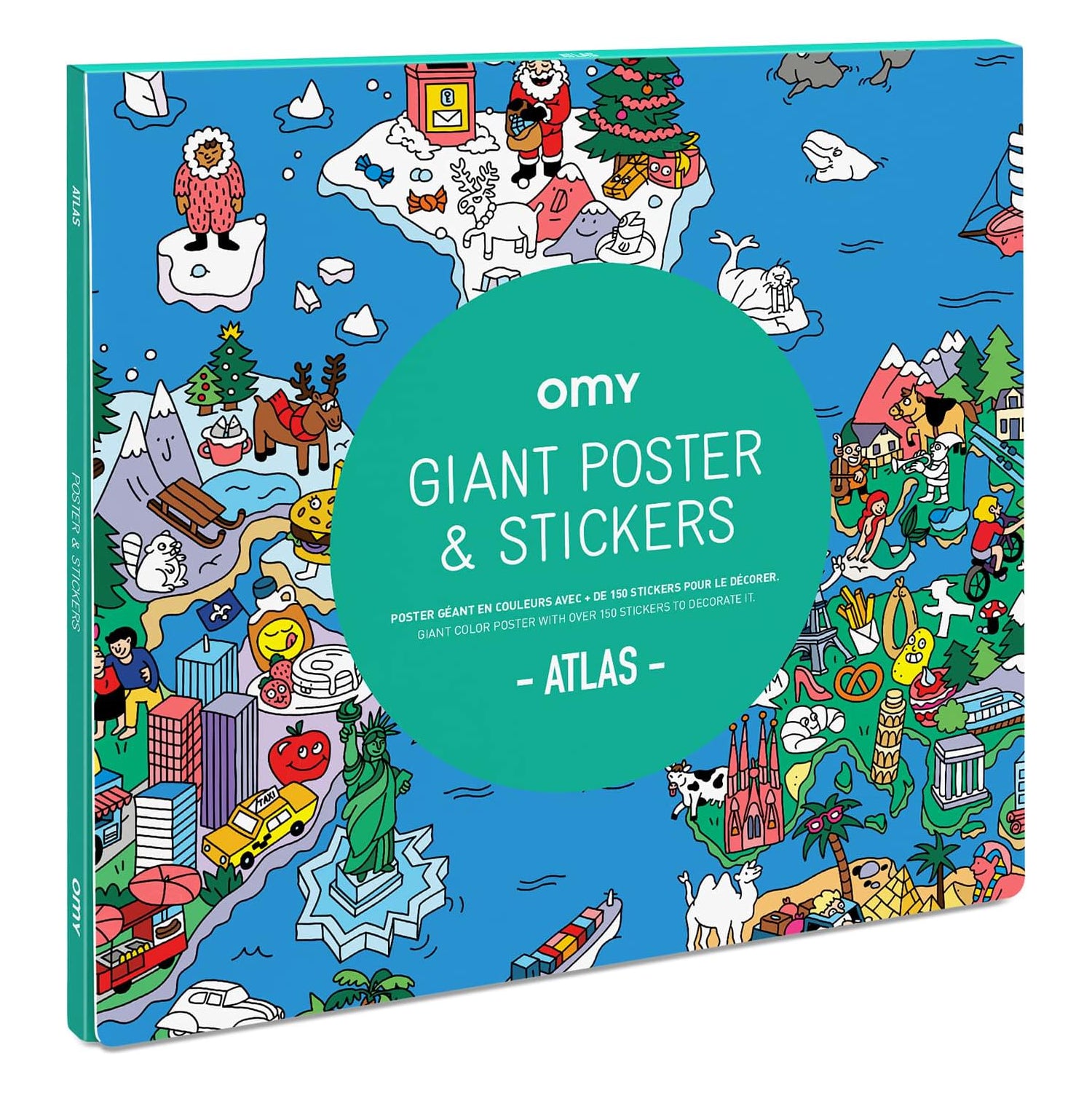 OMY Giant  Poster und Sticker Atlas