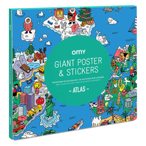 OMY Giant  Poster und Sticker Atlas