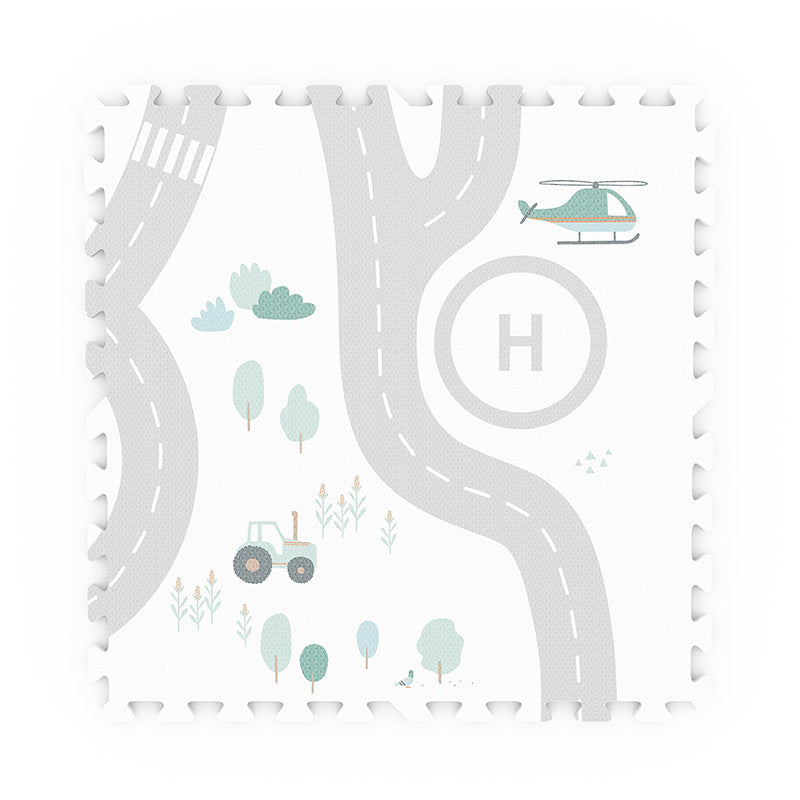Play&Go 2-in-1 EEVAA-Spielmatte „Roadmap“
