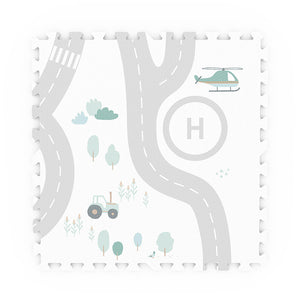 Play&Go 2-in-1 EEVAA-Spielmatte „Roadmap“