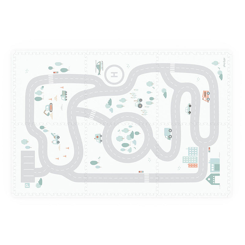 Play&Go 2-in-1 EEVAA-Spielmatte „Roadmap“