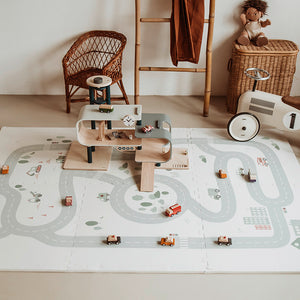 Play&Go 2-in-1 EEVAA-Spielmatte „Roadmap“
