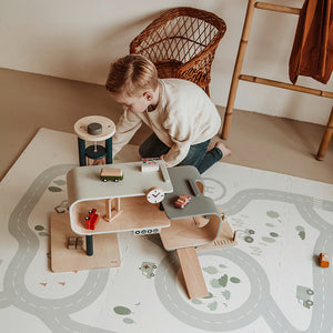 Play&Go 2-in-1 EEVAA-Spielmatte „Roadmap“