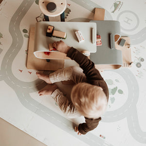 Play&Go 2-in-1 EEVAA-Spielmatte „Roadmap“