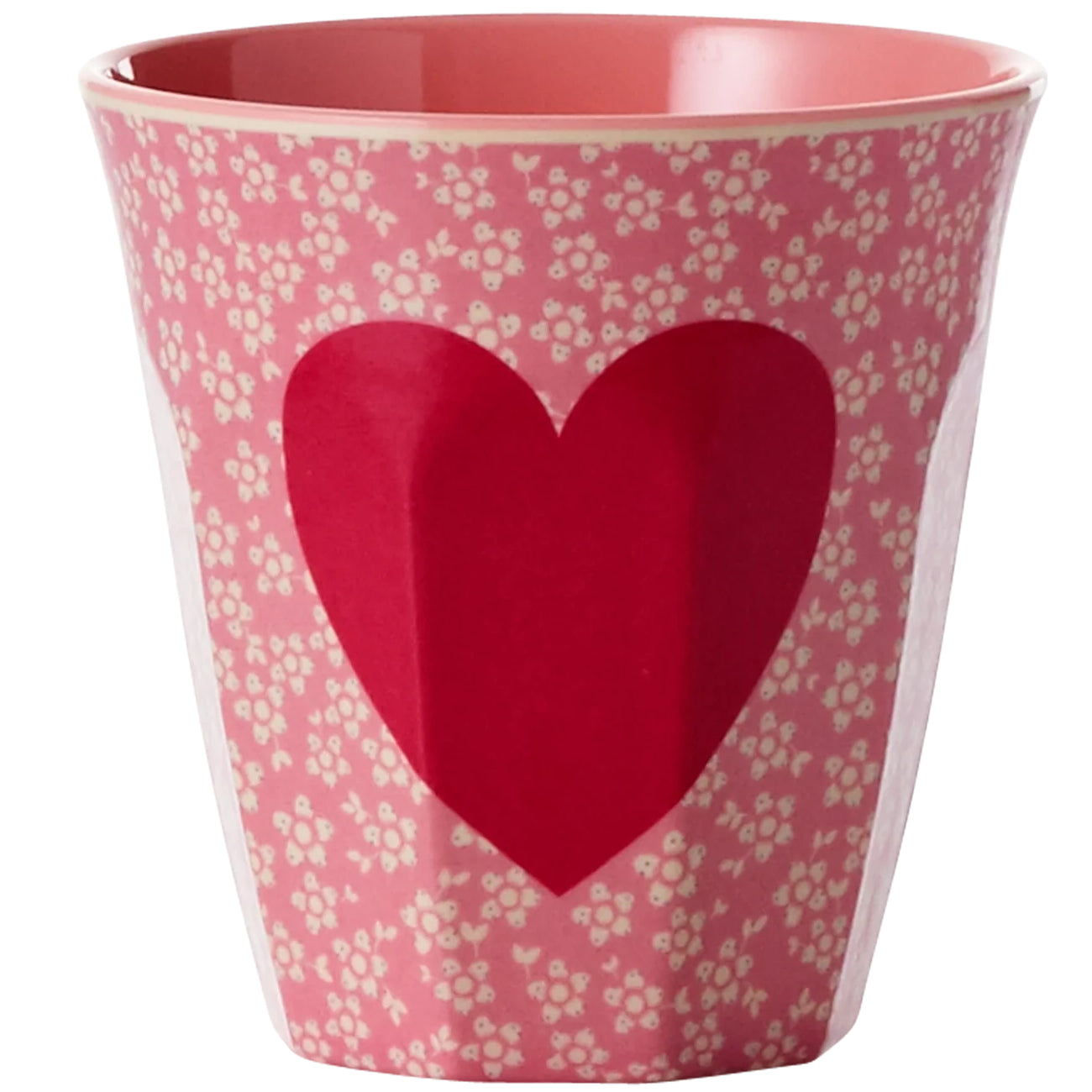 Rice Melamin Becher Medium- Heart Print