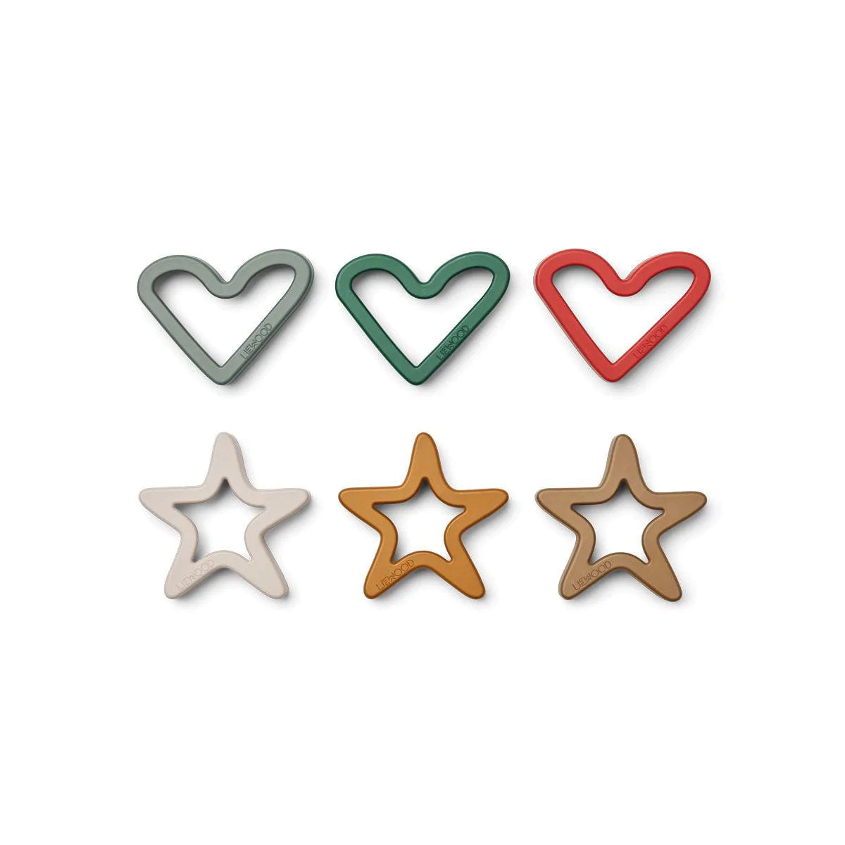 LIEWOOD SVEND AUSSTECHER-SET 6ER-PACK HOLIDAY MULTI MIX