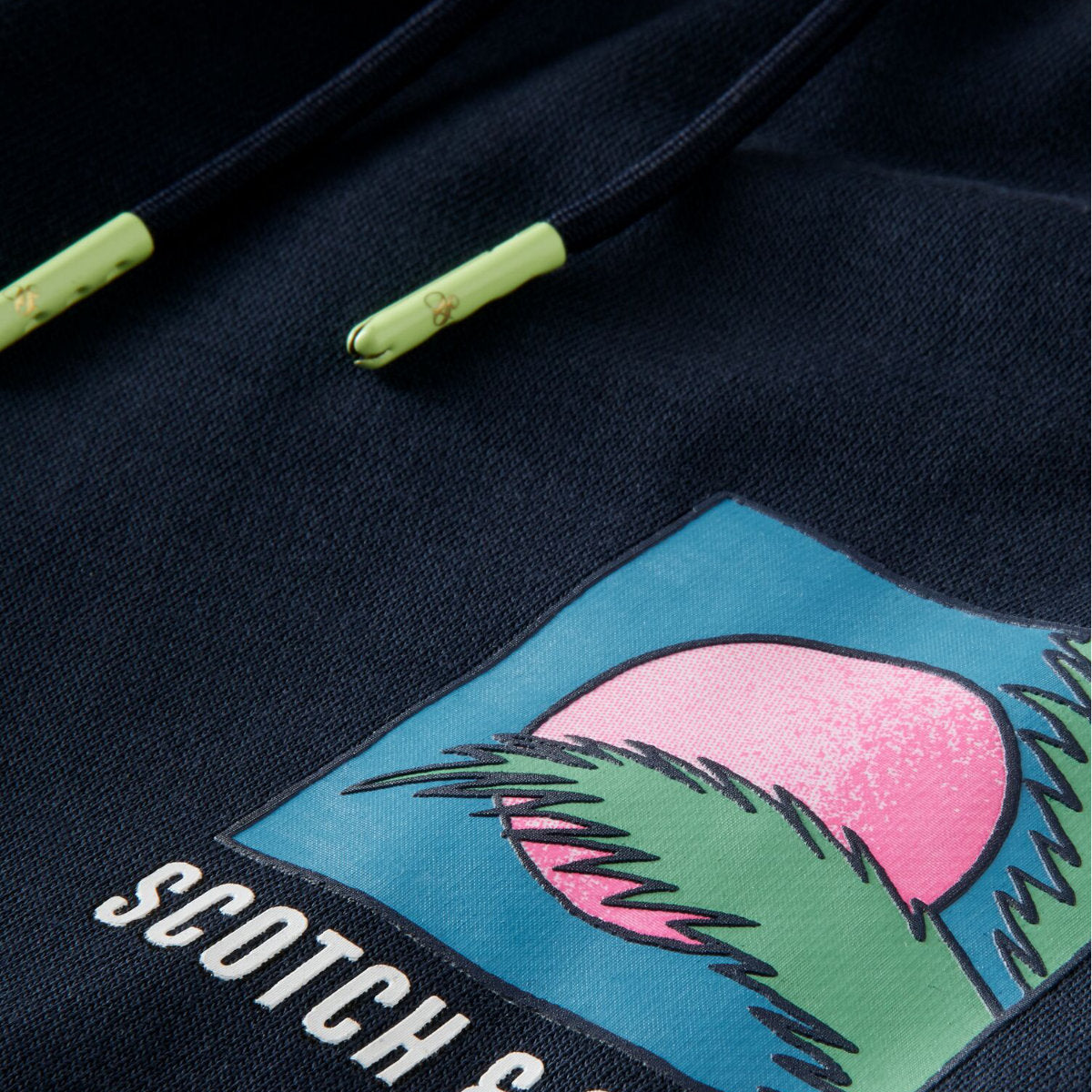 Scotch & Soda Sweat shorts mit palmen print blau