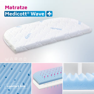 babybay Matratze Medicott Wave passend für Modell Original