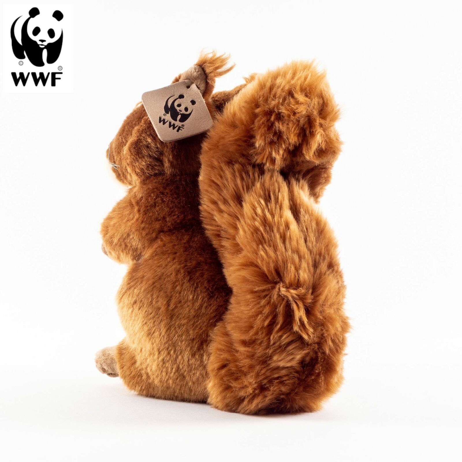 WWF Plüschtier Eichhörnchen sitzend