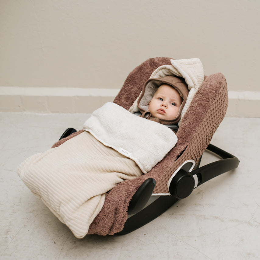 Koeka Fußsack 0+ Plüsch Vik sand – STEYBE FÜR KINDER