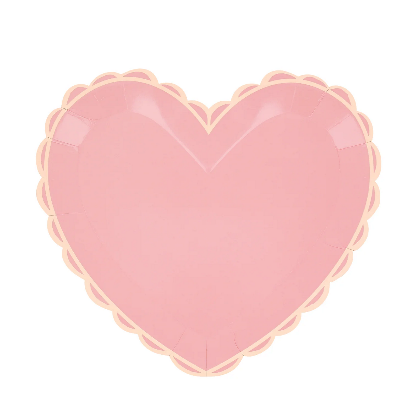 Meri Meri Dinnerteller mit Herzform (x 8)