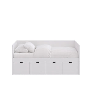 Muba Liso Box Bed with frieze, Bett mit 4 Schubalden