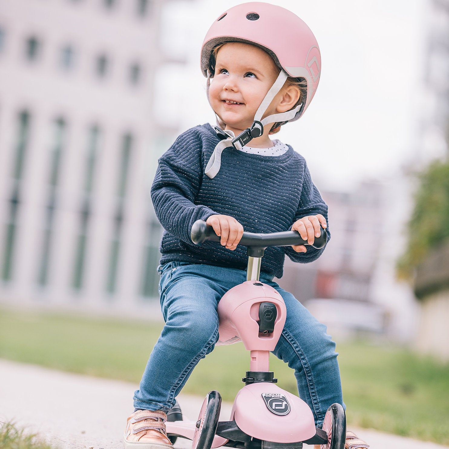 Scoot and Ride Helm XXS- S rose